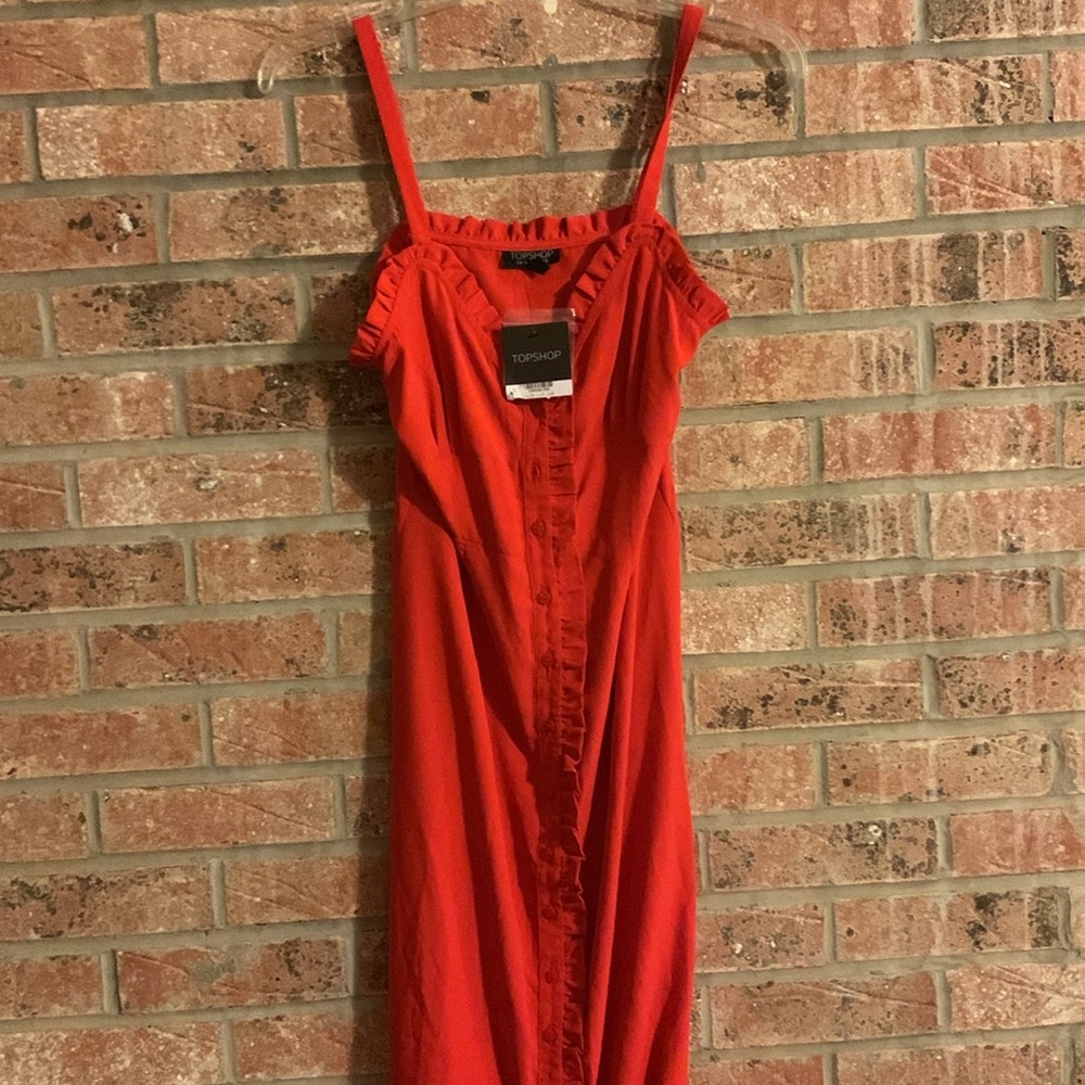 NWT red dress from topshop